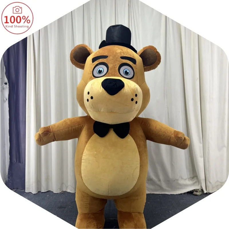 

Inflatable Bear Lion Costume Giant Polar Bear Mascot Costume Cartoon Walking Street Funny Party Role Play Plush Doll for Adult