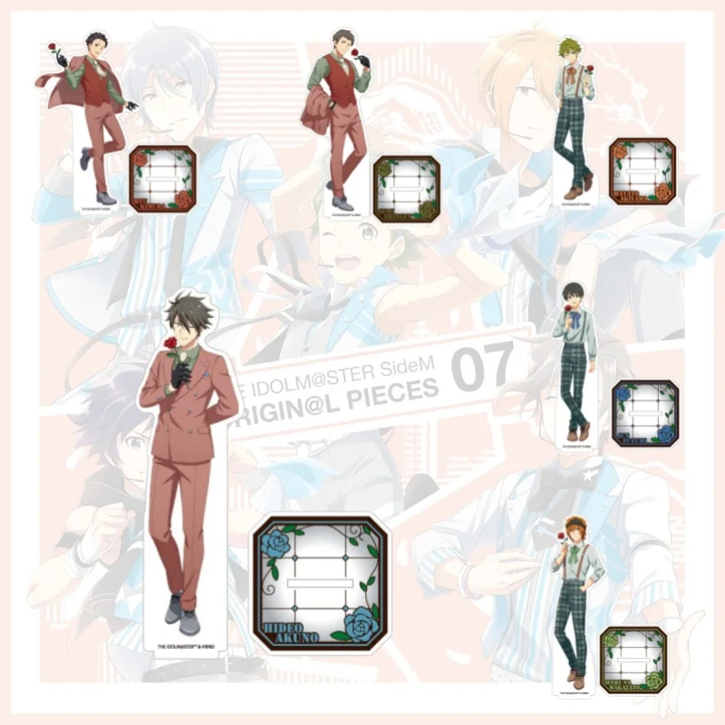 THE IDOLM@STER SideM Anime Teru Tendo Kaoru Tsubasa Toma Hokuto Shota Acrylic figure stand keychain Christmas Gifts