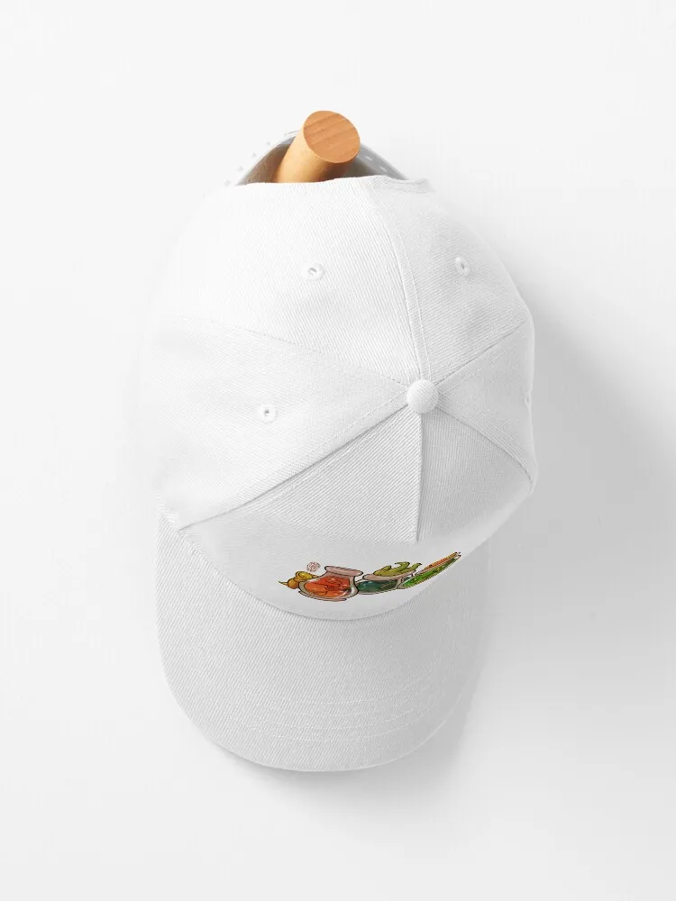 Cute Baby Froglets Playing With Fantasy Potions Artwork Asian Style Cap For Unisex Adult Outdoor Casual Sun Baseball Caps