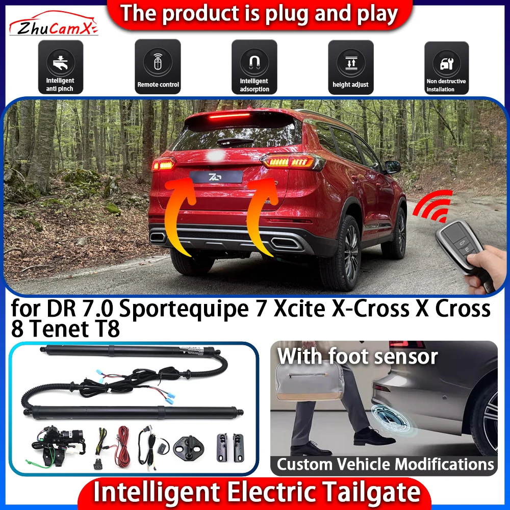 

Smart Powered Tailgate System for DR 7.0 Sportequipe 7 Xcite X-Cross X Cross 8 Tenet T8 Automatic Intelligent Lift Control Kit