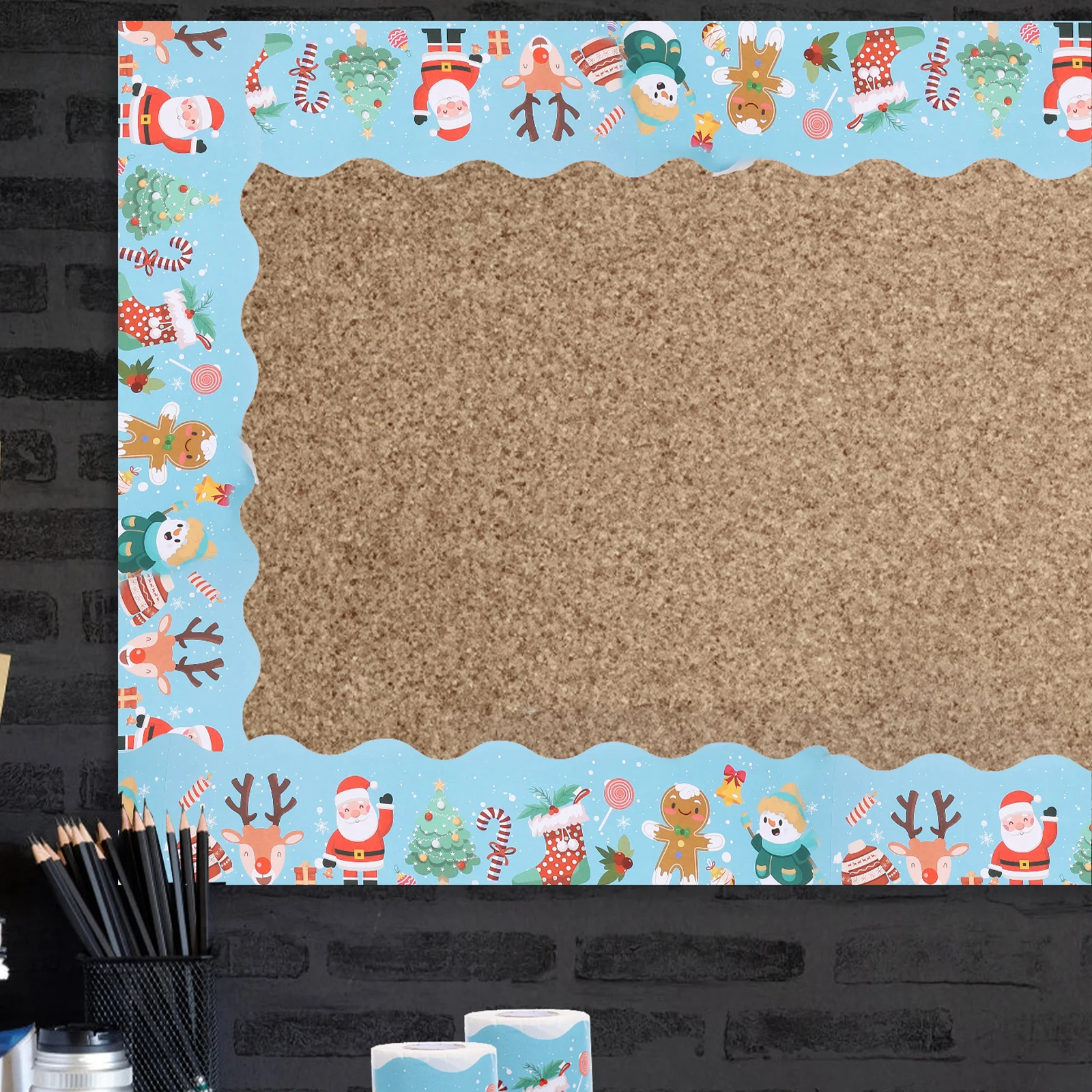 

Bulletin Board Decorative Border Trim Sticker Classroom Supplies DIY Craft Project Festive Accessories Wear-Resistant Roll