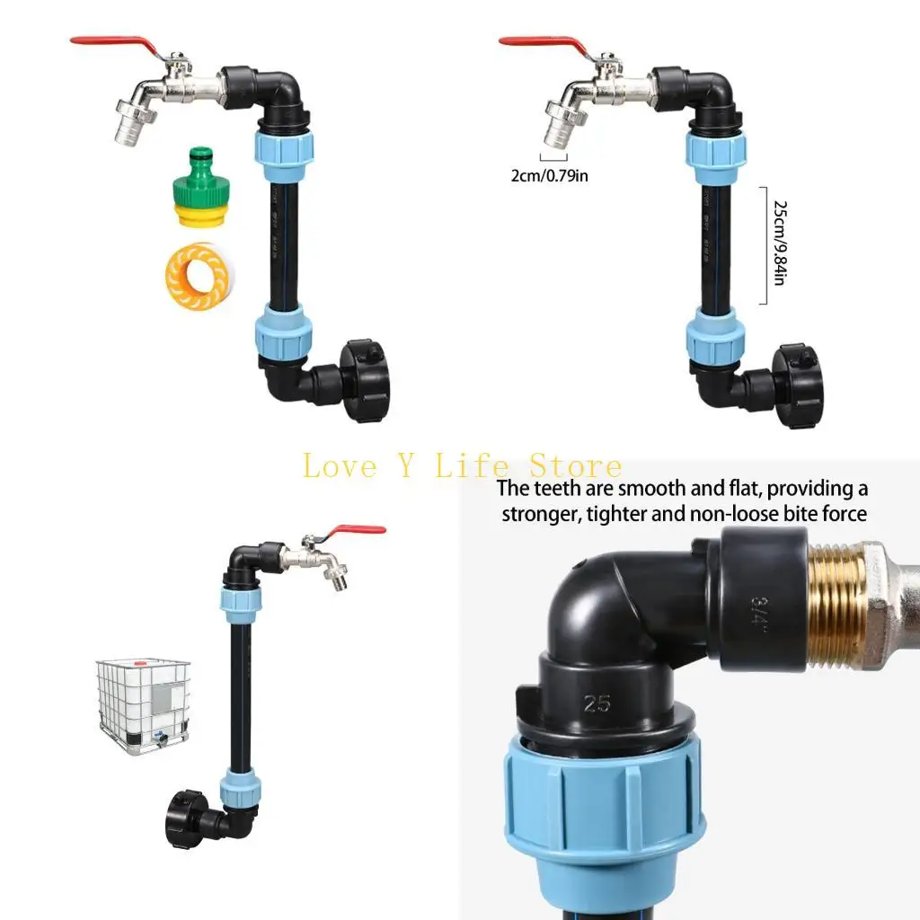 

L74C 3/4 -дюймовый Gooseneck Adapters IBC Adapter