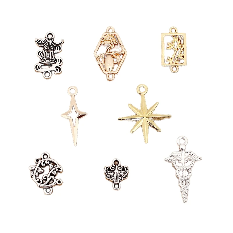 BoYuTe Alloy Connector Charms Findings Vintage Diy Jewelry Making Accessories Factory Wholesale