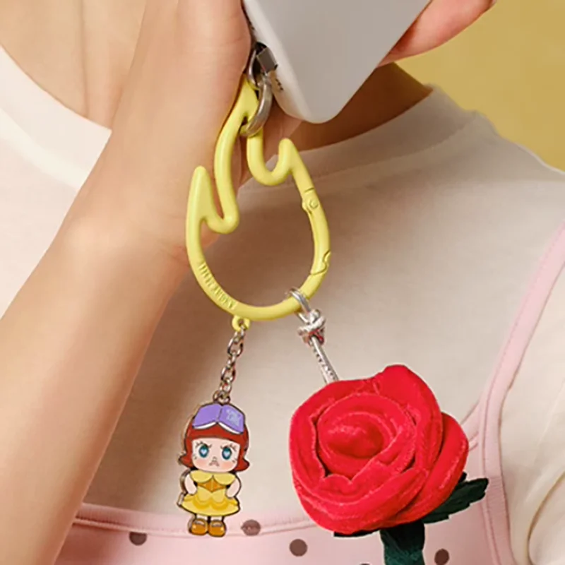 POPMART Angry Molly [PLAY] Disney Princess Series PENDANT Blind Box Guess Bag Original Toys Doll Cute Anime Figure Ornaments