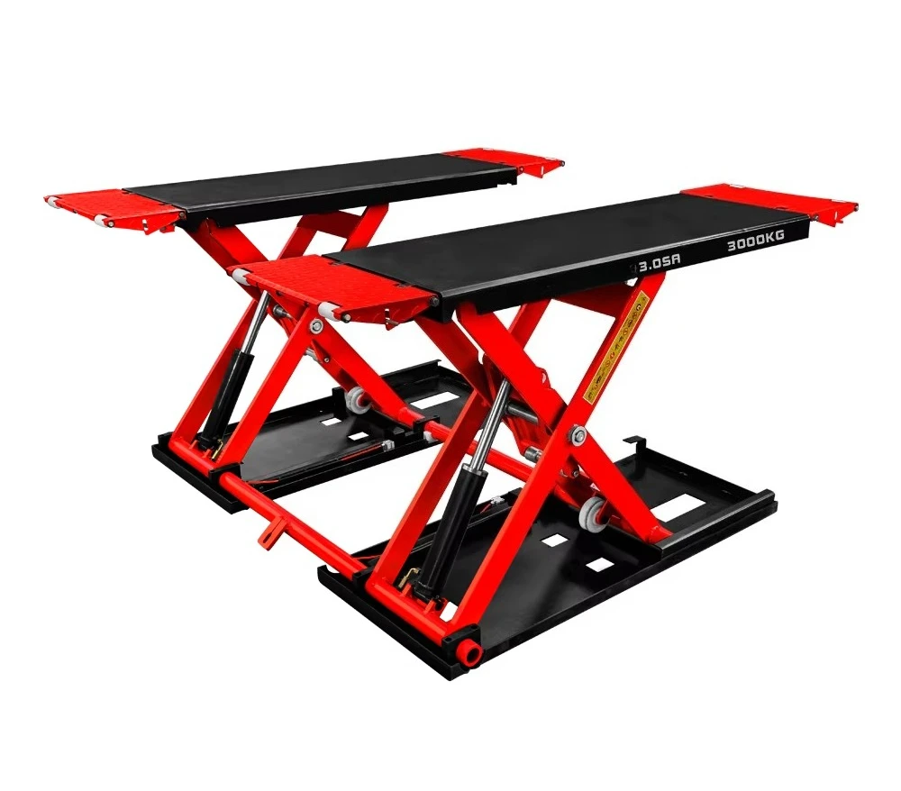 3000kgs 6600lbs Mini Auto Elevator Portable Movable Mid-rise Car Scissor Lift Lifter Tables Hydraulic Car Lifts for Sale