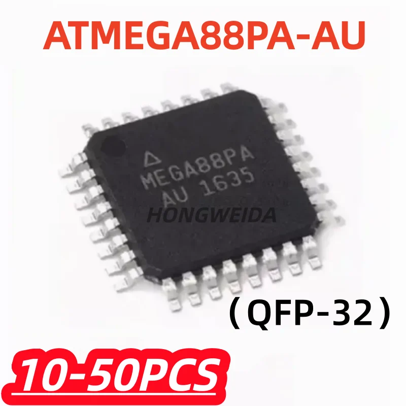 10-50Pcs/lot 100% New ATMEGA88PA-AU ATMEGA88PA ATMEGA88 QFP32 Chipset
