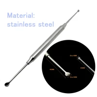 Cuchara excavadora para implante Dental, herramienta de cavidad restauradora para cuidado bucal, herramientas para curetas de huesos dentales, herramientas estabiliales de punta redonda