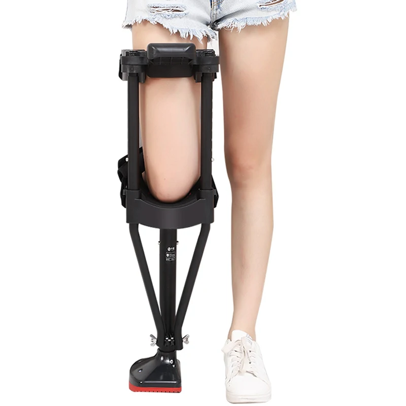 Support-Free Walking Aids Knee Walker Single-Leg Telescoping Assisted Walking Stick Left leg/Right leg