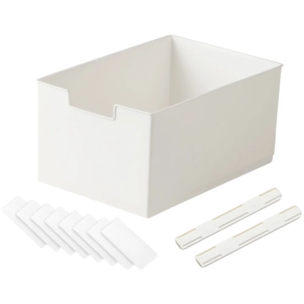 Japanese Style Pull Out Storage Box with Slide Rails for Efficient Kitchen and Bedroom Organization Space Saver