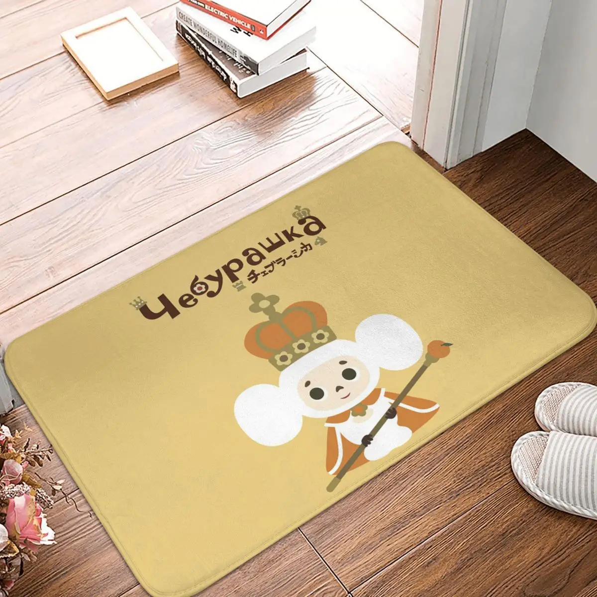 Cheburashka Doormat Kitchen Entrance Home Floor Mat Non-slip Carpet Rug for Bathroom Footpad Mats