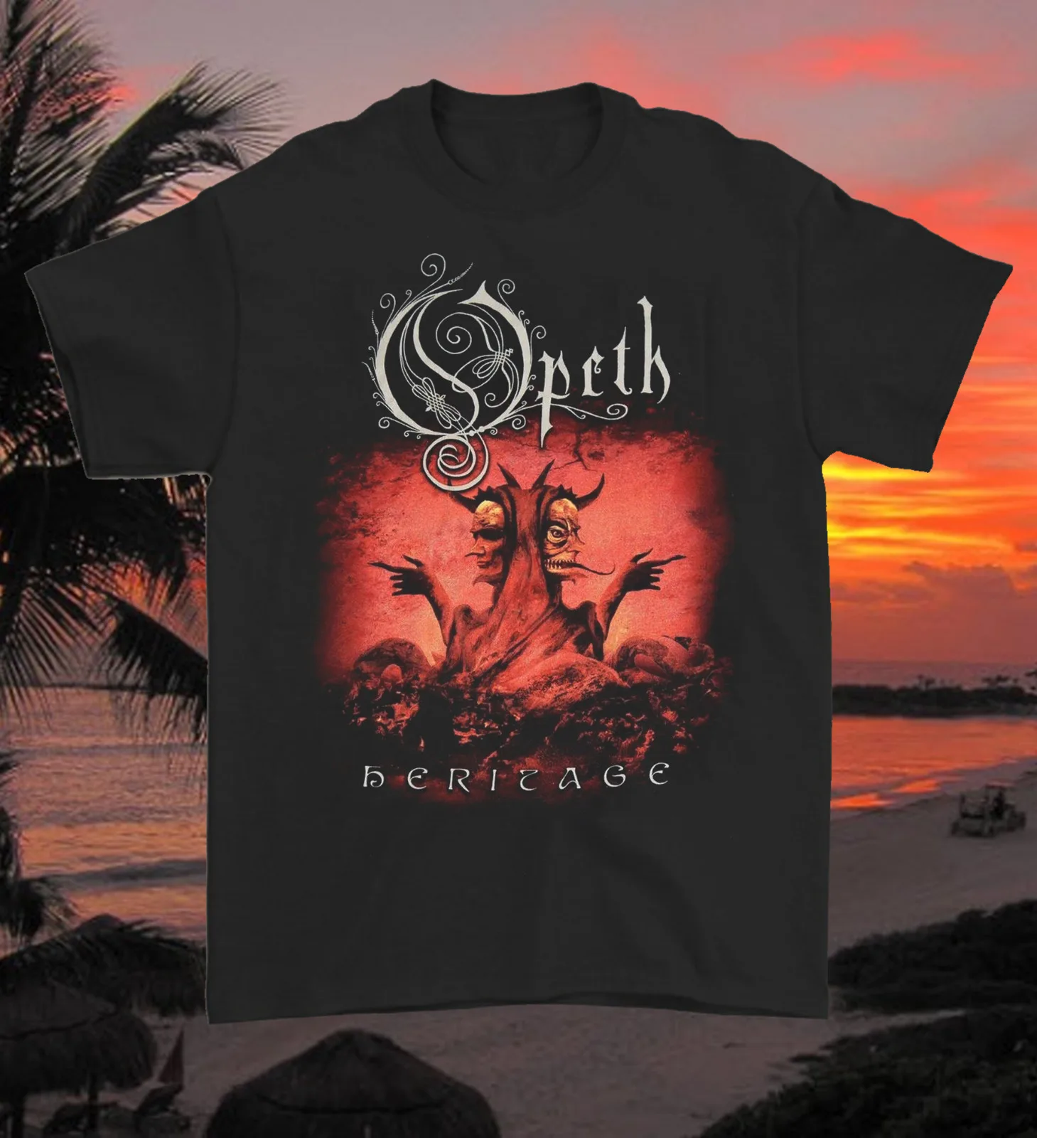 Inspired Opeth Heritage Cotton T-Shirt Black Men S to 2345XL Gift Fans BE426