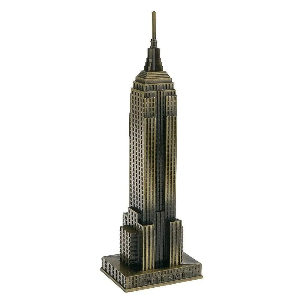 

Empire State Building Metal Statue Souvenirs Statue Decoration Display Gifts -