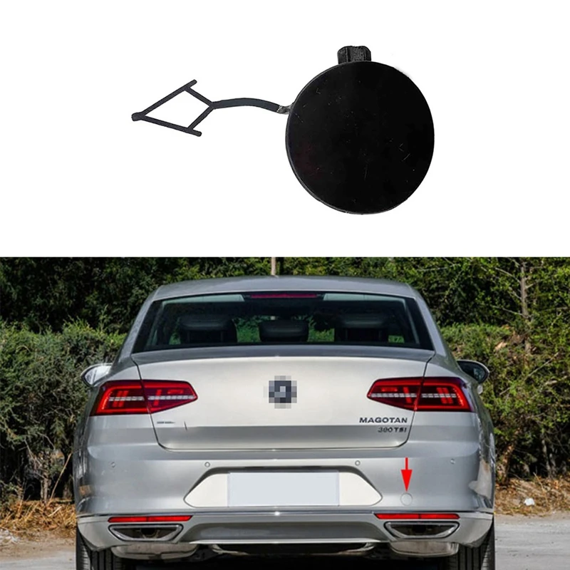 Auto Rear Bumper Towing Tow Hook Eye Cover Cap For Passat B8 2017 2018 2019 3G5807441