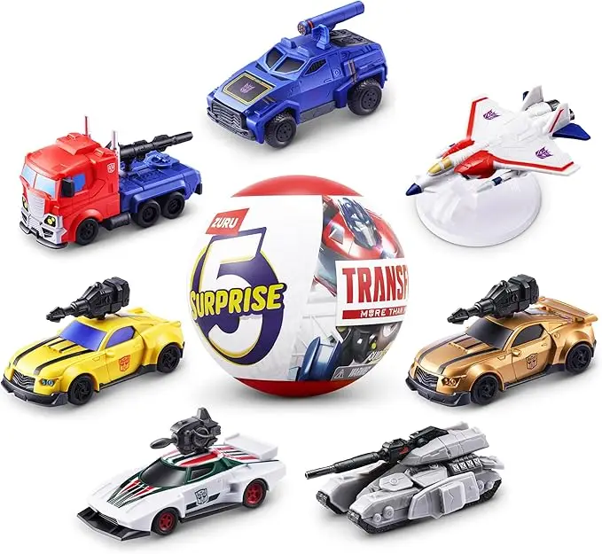 Zuru Five Times Surprise Egg Transformers Autobot Optimus Prime Figuur Blind Box Speelgoedcadeau voor jongens