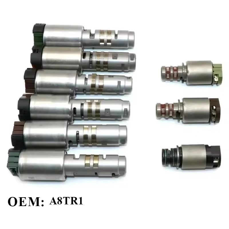 

A8TR1 8-скоростной качественный комплект электромагнитных клапанов передачи, 9 шт., подходит для Hyundai Genesis