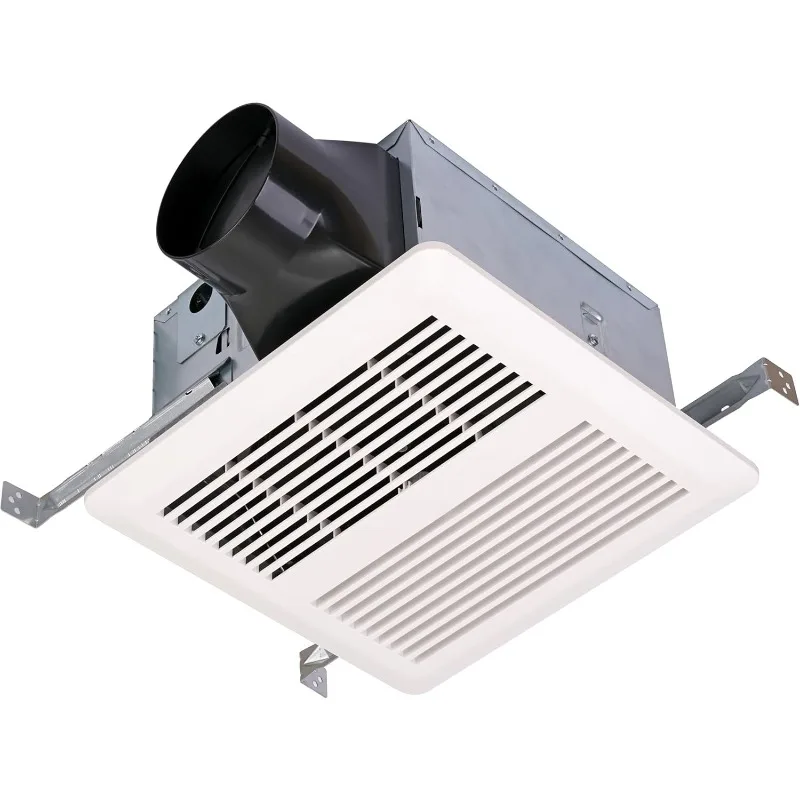 SNP100 | 100 CFM | 0.8 Sone | No Attic Access Required Bathroom Ventilation Exhaust Extractor Fan