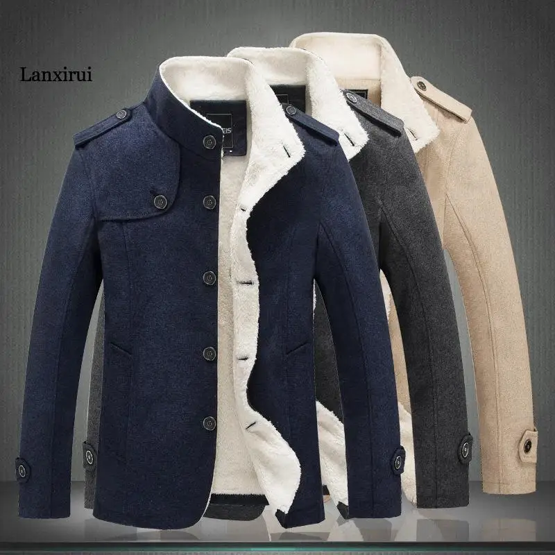 

Winter Mens Bomber Jackets Trendy Male Fleece Thick Thermal Windbreaker Jacket Mens Military Baseball Coats Clothing
