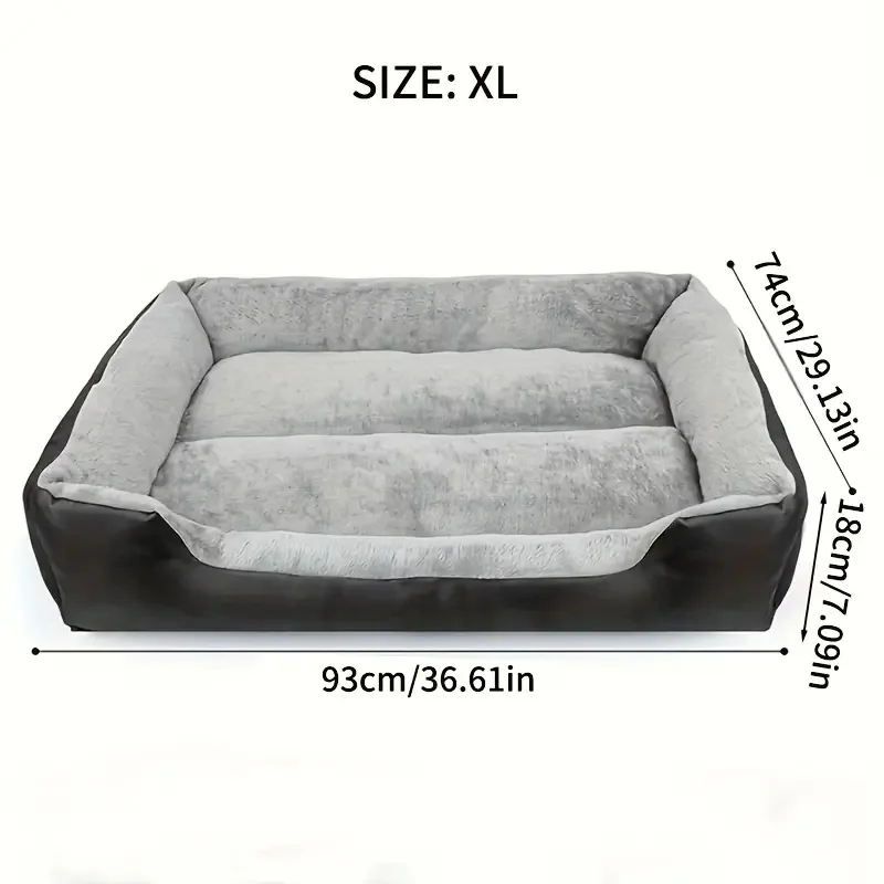 Weiches, warmes Winterhaus für Hundebett für Hunde, wasserdichtes Katzenbett, Haustierbett für große, mittelgroße und kleine Hundehütte – Detail 4