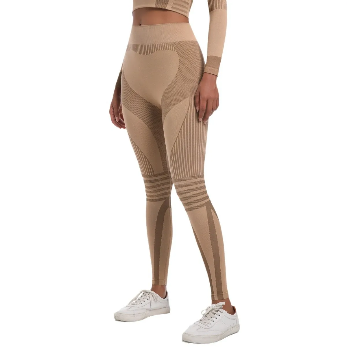 New Seamless Knitted Yoga Pants Outdoor Sports Cycling Clothing Ski Suit Women's Thermal Underwear Fitness Pants