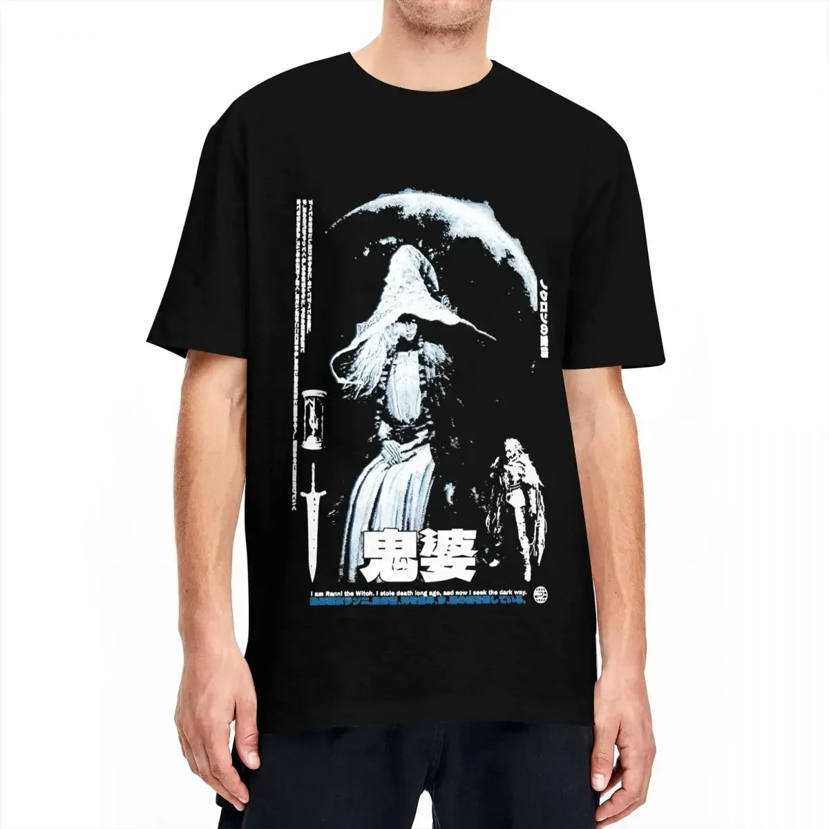 Футболка Eldened Game Rings Ranni для мужчин и женщин, модные футболки из 100% хлопка, футболка с круглым вырезом, одежда с короткими рукавами, большие размеры