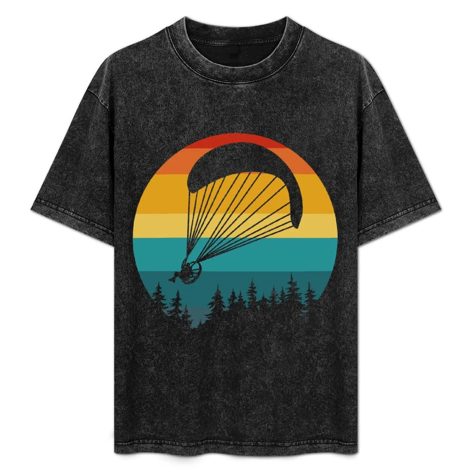 

Vintage Design - Paramotor T-Shirt Basic Solid Color Short Sleeve T-Shirt