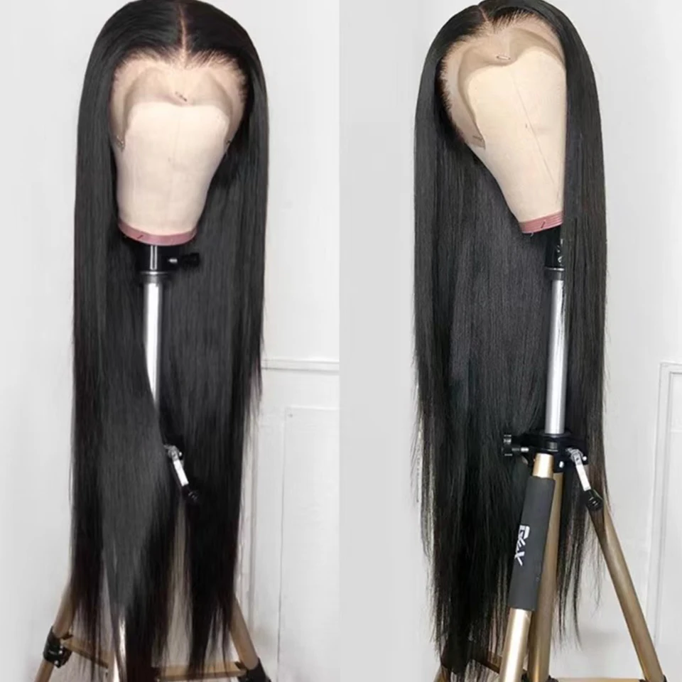 Body Wave 4*4 Lace Closure Wigs Human Hair Brazilian 13x1 Front Lace Wigs Natural Color Lace Closure Wigs For Women Pre Plucked