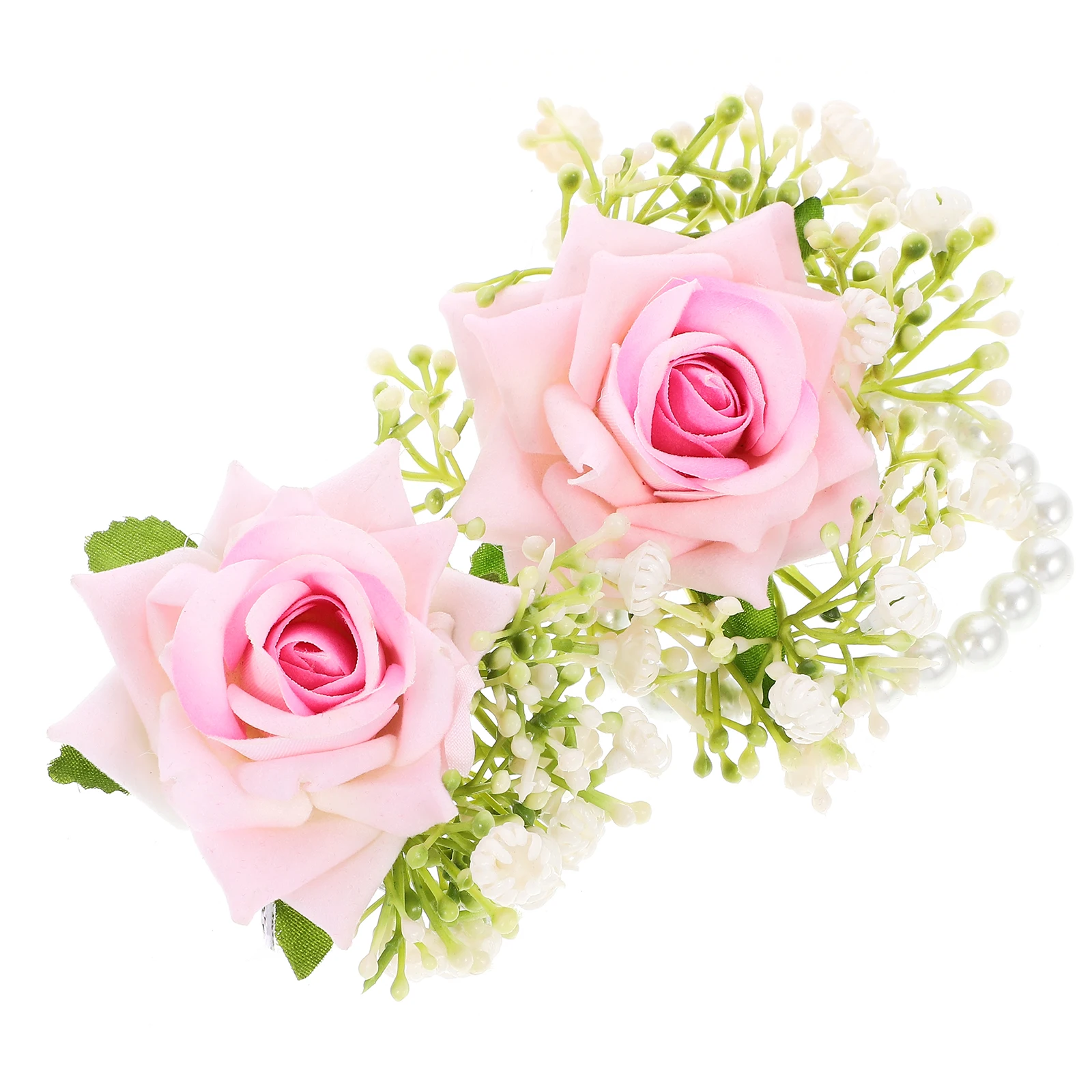 

Wrist Flower Corsage Weding Flowers Artificial Wristlet Wedding Bridal Silk Cloth Bride Dress Boutonniere