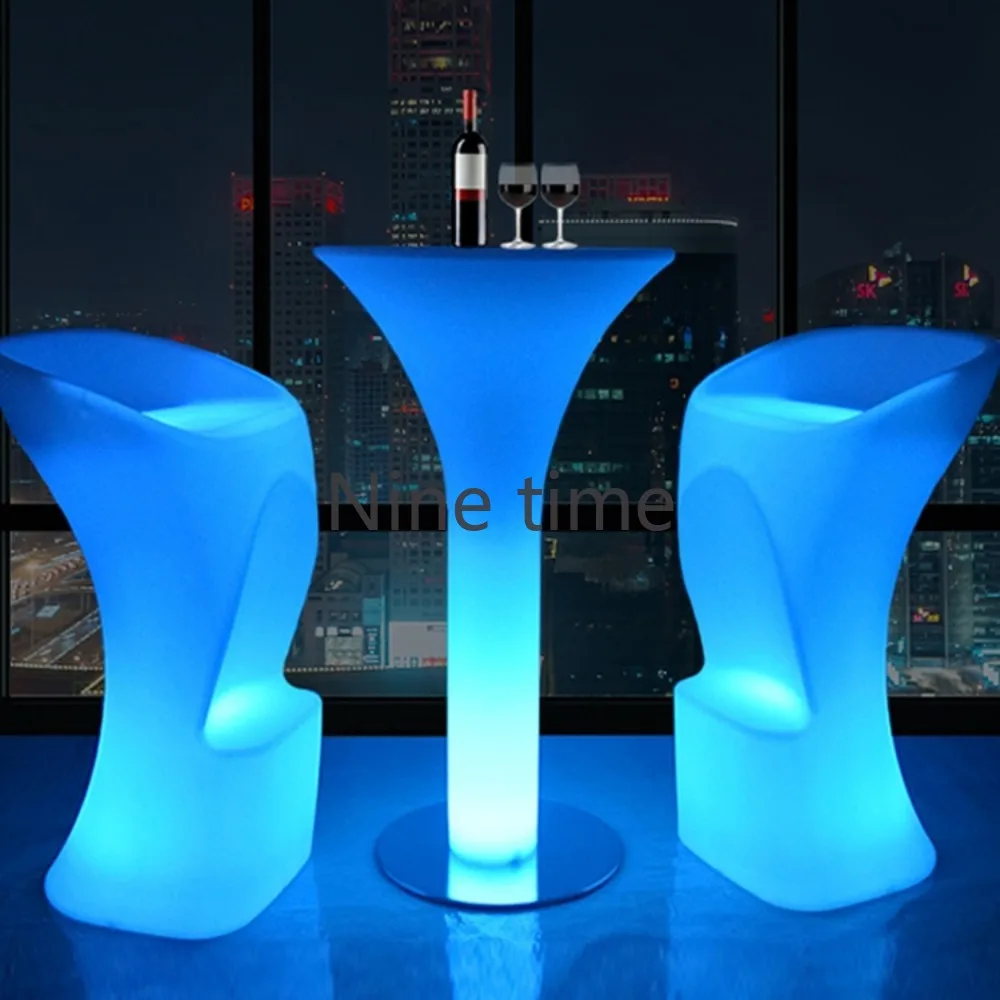 Room Decor Led Tables For Bar Stools Counter Table Kitchen Furniture Bright Accessories Cocktail Outdoor Luxury Dining Buffet