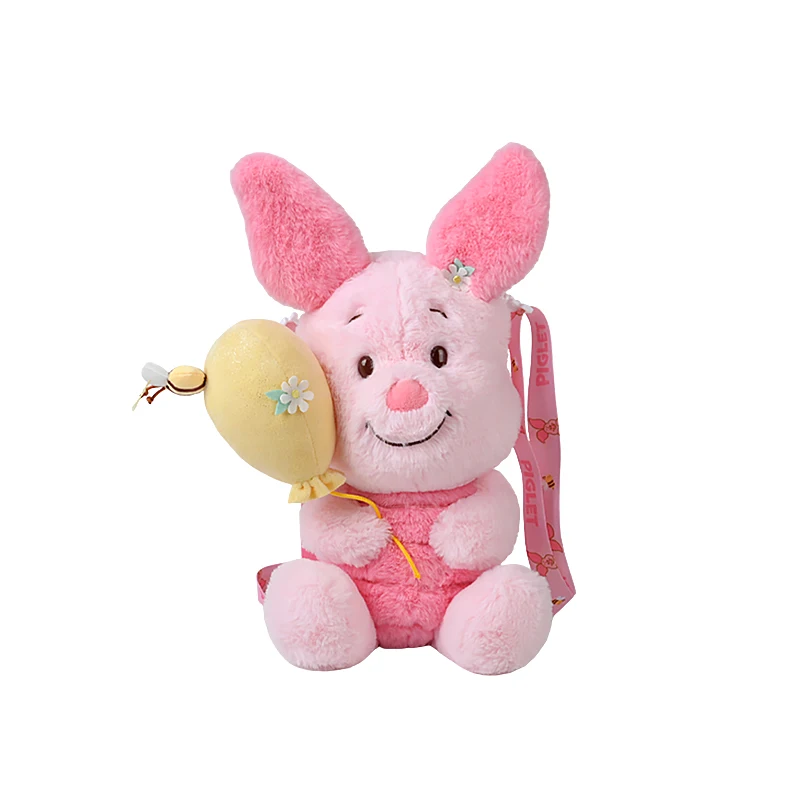 Disney Winnie the Pooh maialino peluche Anime Cartoon e simpatico portachiavi bambola giocattolo per bambini zaino ciondolo regalo di compleanno