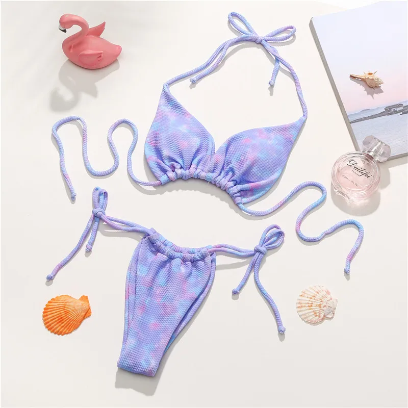 2025 الوسادة مجموعة البكيني الشاطئ مثلث ملابس النساء XS-L مايو Biquinis ملابس السباحة Tankini فام Badpak Dames Mujer كوبنهولنديك