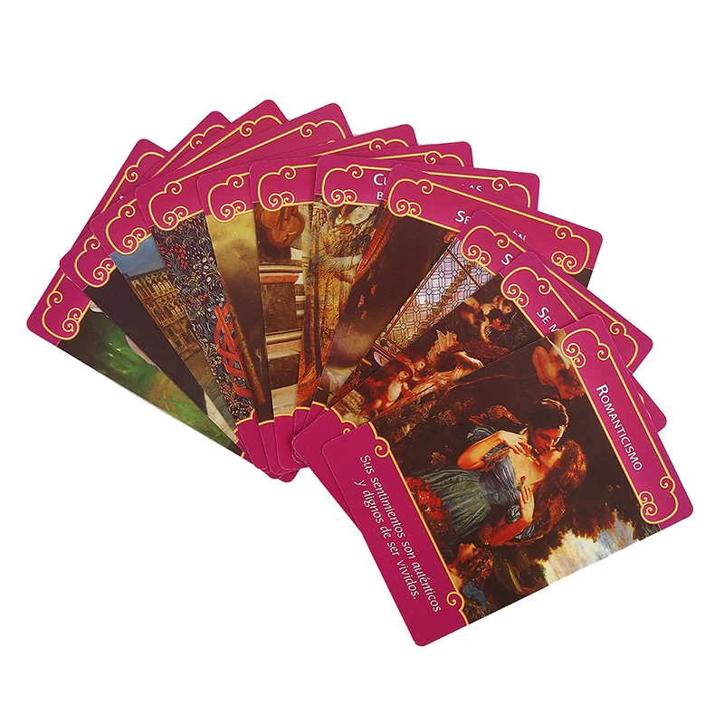 Spanish Version Romance Angels Oracle Card For Daily Love Life Issues Guide And Enlightenment Card Tarot