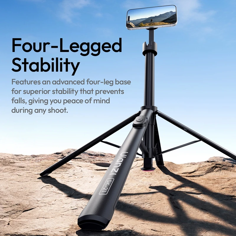 Ulanzi SK-21 Magnetic Tripod 1.8m with 10m Remote