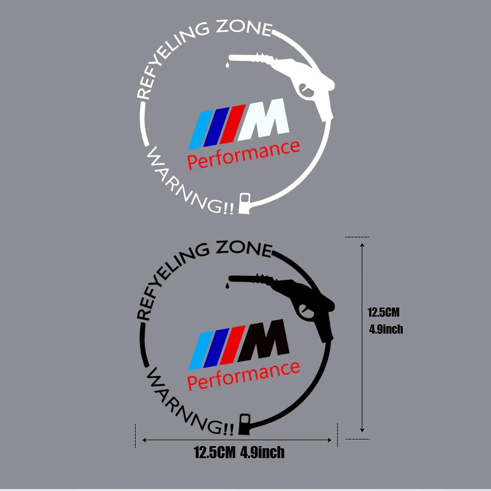 Pegatina para tapa de tanque de combustible de coche, decoración, calcomanías exteriores para Bmw 3 2 5 Series E90 F10 E60 X3 F25 E46 F30 X5 E53 E91 M M2 M3 M5