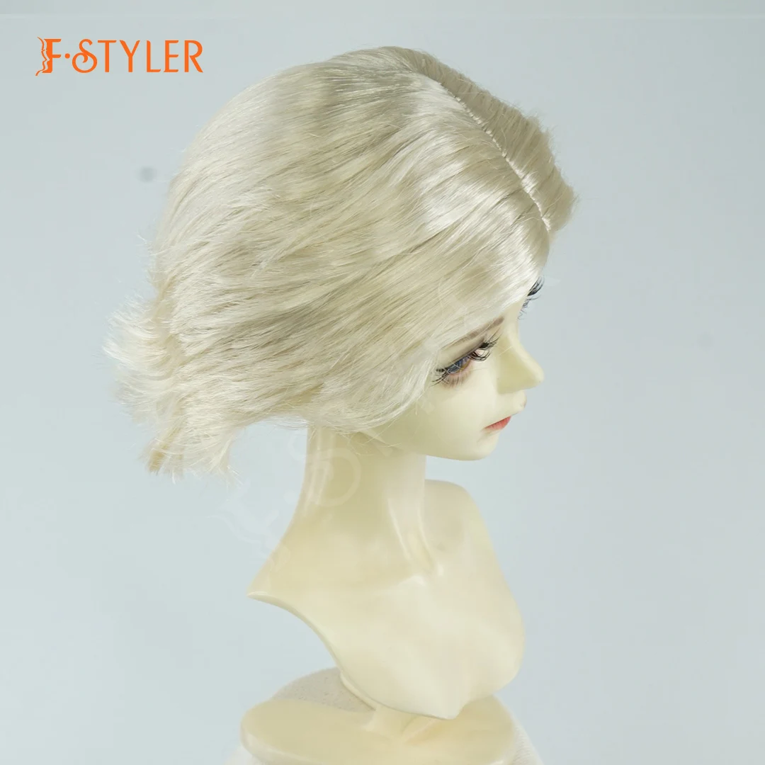 FStyler Doll Wig Shoulder Style BJD Doll Soft Synthetic-Mohair Various Colors Hair Accessories Customization1/3 1/4 1/6 1/8