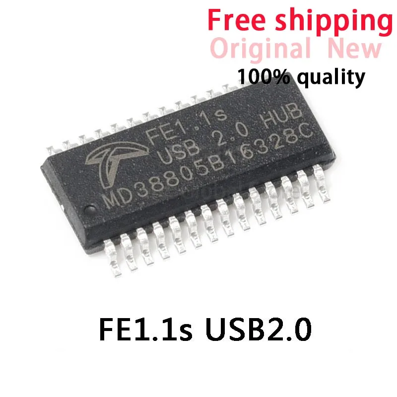 5Pcs 100% New original USB chip FE1.1s USB2.0 HUB shunt SSOP-28 IC Chip in stock