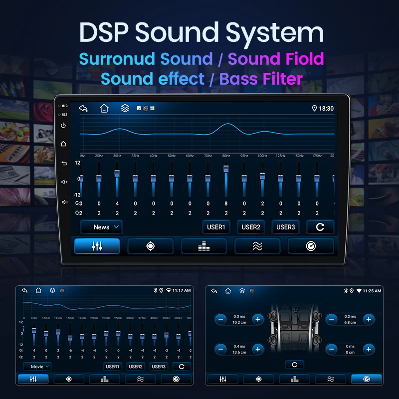 AWESAFE-مشغل سيارة لاسلكي لتويوتا FJ كروزر-سيارة ستيريو ، نظام ملاحة GPS ، أنظمة ذكية ، راديو أندرويد 12