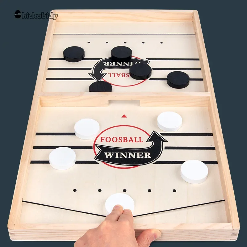 

Wooden Billiard BoardGame Foosball WinnerGames Table Hockey GameCatapult Chess Parent-childInteractive Fun CompetitiveToy