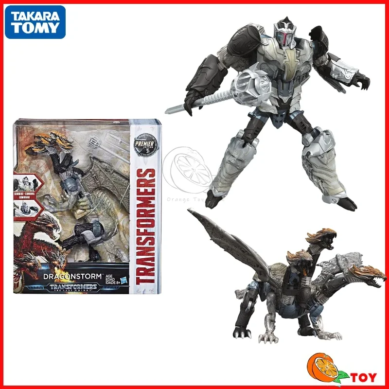 In stock Takara Tomy Transformers toys Transformers: The Last Knight Class L Dragonstorm Model Robot Collection Action Figure