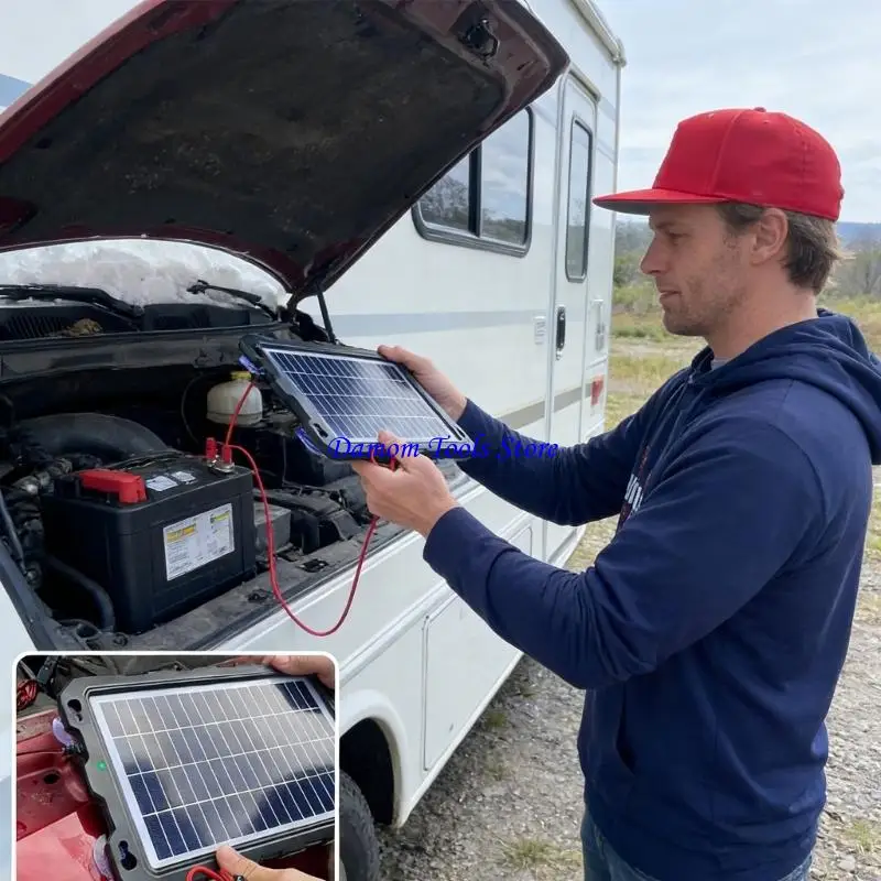 57BE Weatherproof 18V Sun propelled Car Battery Supply With Scratchproof Design And Easy Installation