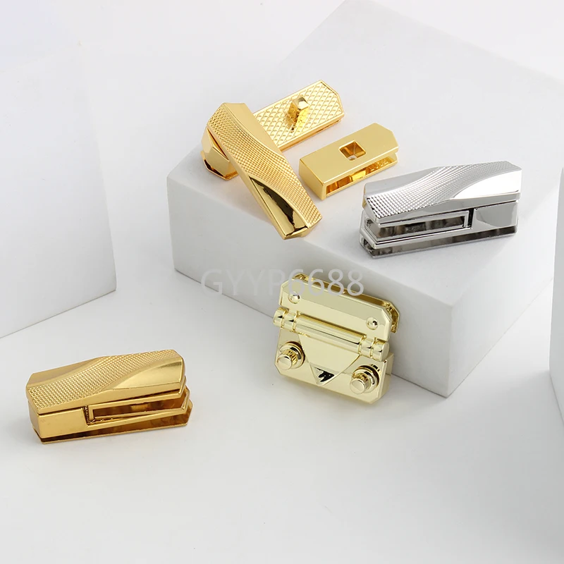 

5-20 комплектов металлических замков в форме луны, кошки, поворотные замки для сумок, сумок, кошелька, застежки на заказ, аксессуары с поворотным замком