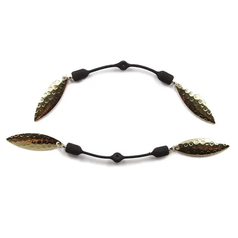 2 पीस/लॉट 3 ग्राम कॉपर स्पिन स्पिनर चम्मच रैटलिन बज़ बैट ल्यूर एक्सेसरीज़ विलो आकार चम्मच डबल रोटेटिंग चम्मच 10 best sales बज़ चारा - №8