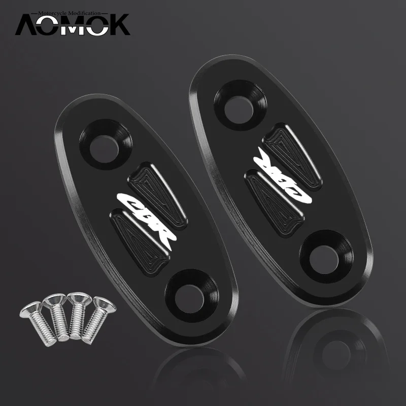 For CBR650R CBR650F CBR500R CBR400R CBR300R CBR250R Motorcycle Mirror Hole Cover Windscreen Driven Mirror Hole Cap