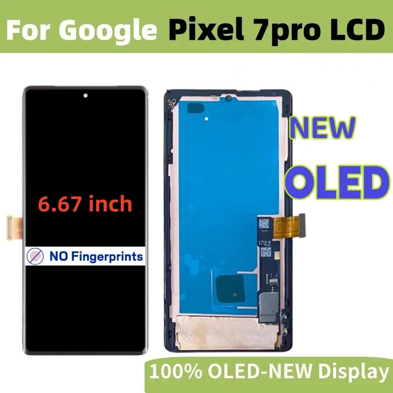 NEW OLED Display For Google Pixel 7 Pro GP4BC GE2AE LCD, For Google Pixel 7A 8 Pro LCD Touch Screen support Digitizer Assembly