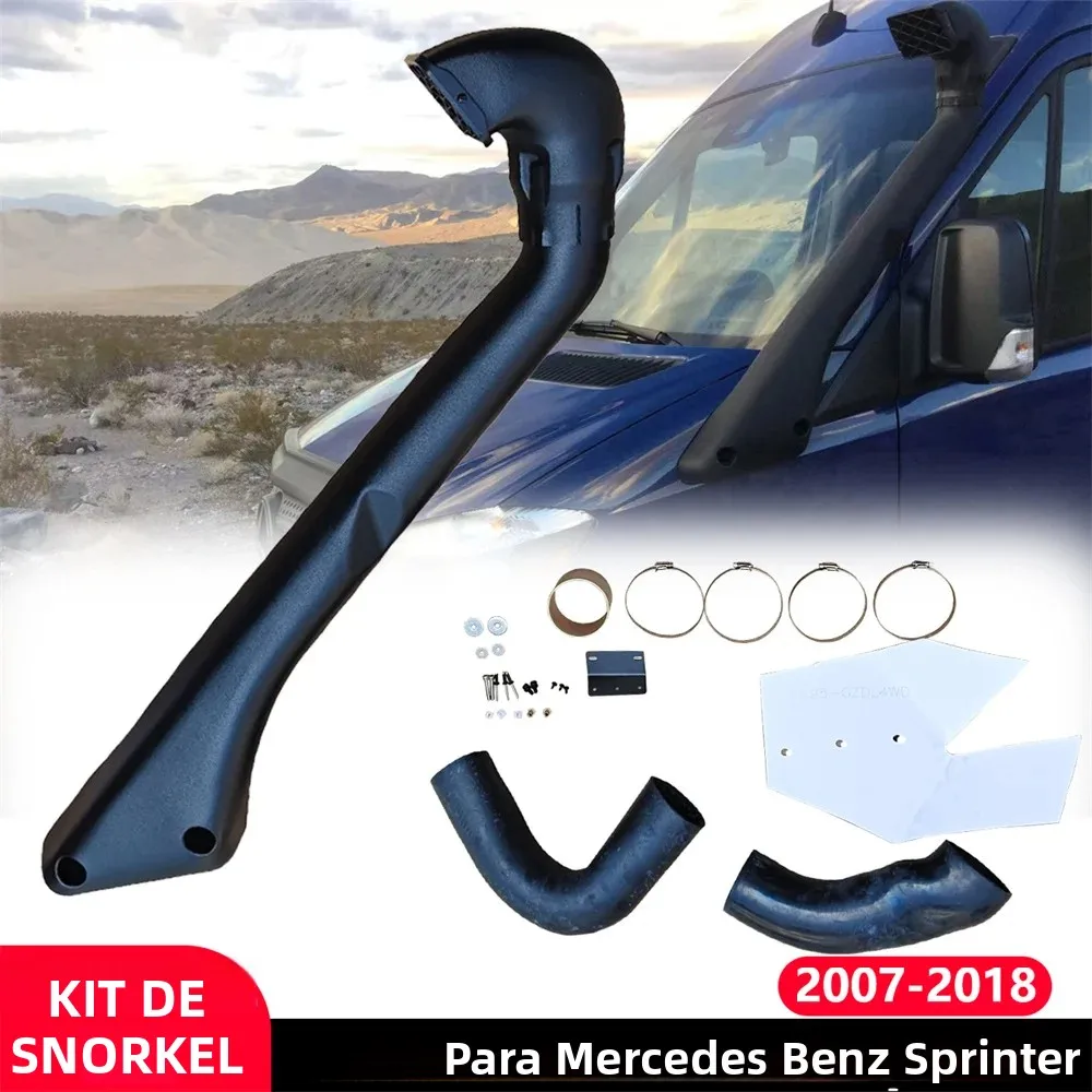 Kit de snorkel de entrada de aire 4X4 para Terrawagen Mercedes Sprinter Benz 2007-2018 piezas de furgoneta kits de snorkel accesorios de coche