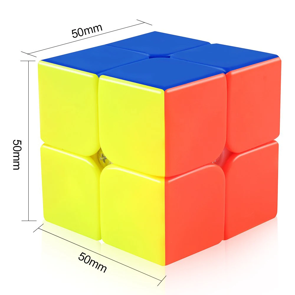SENGSO Speed Cube 2x2 Legend Series Stickerless Magic Cube Profession Puzzle High Quality Kid's Fidget Toys