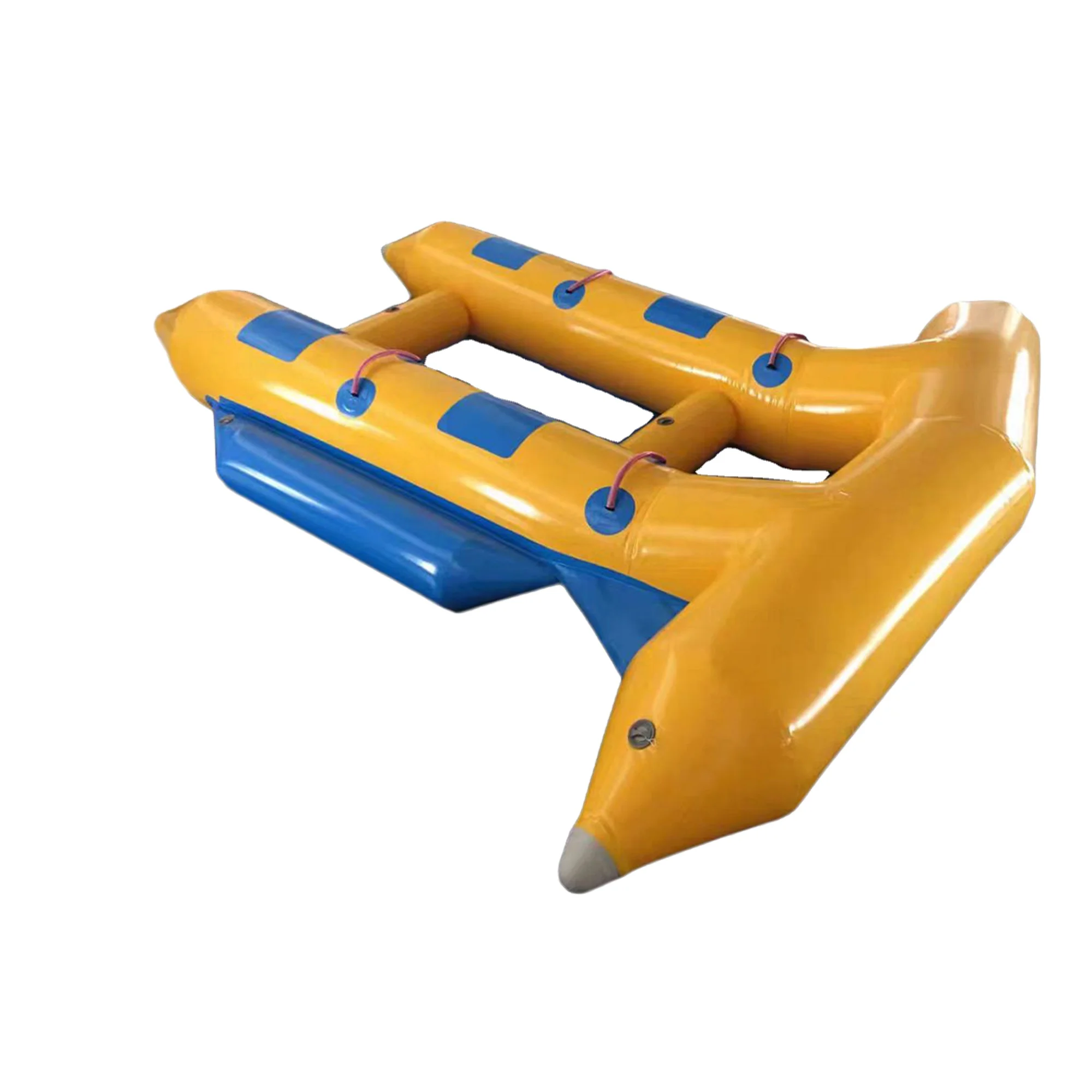 

Customized Wholesale Outdoor PVC Inflatable Flying Fish Tube Towable Inflatables Banana Boat For Water Game