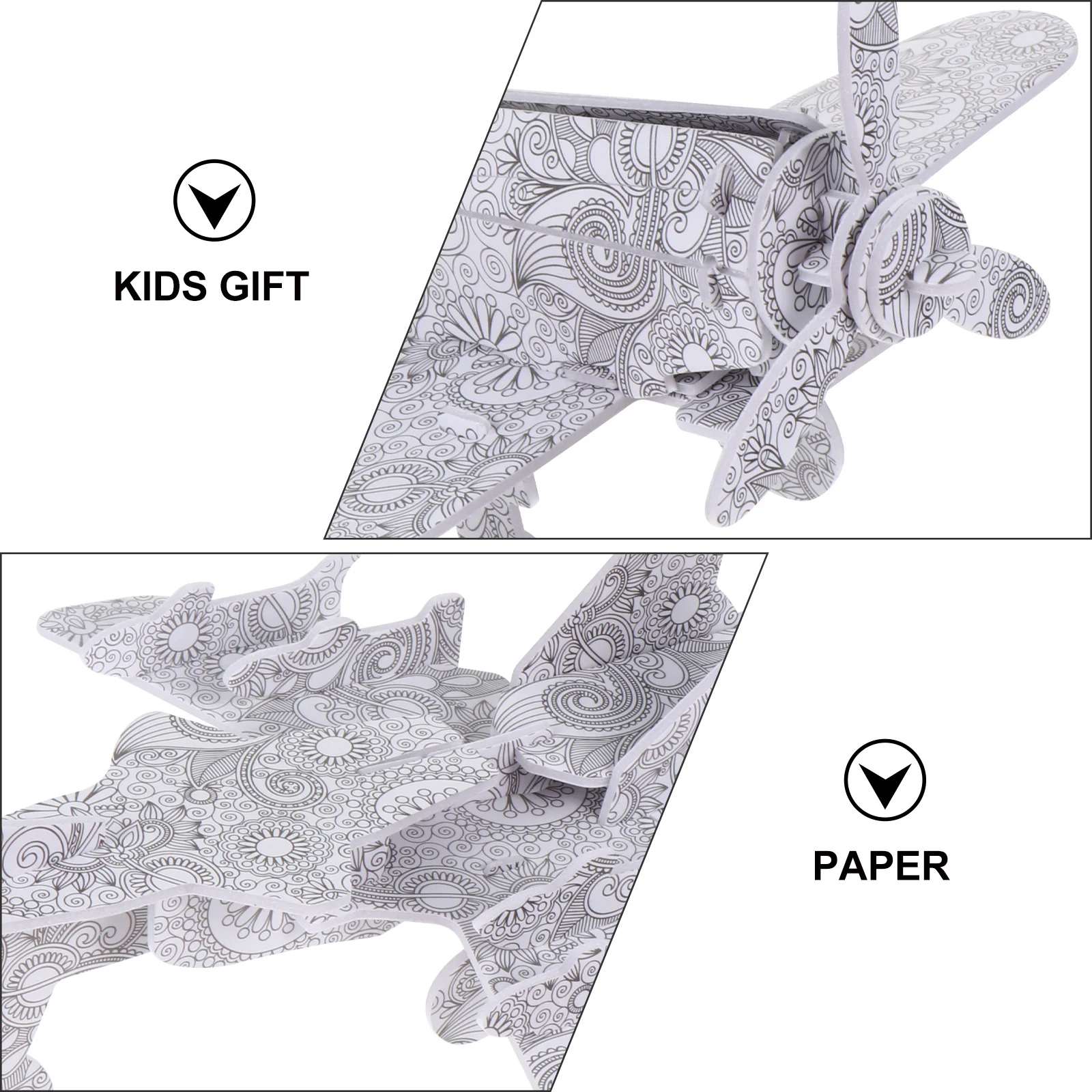 

4 шт. художественные головоломки ремесло живопись DIY граффити игрушка детские развивающие с маркером-ручкой