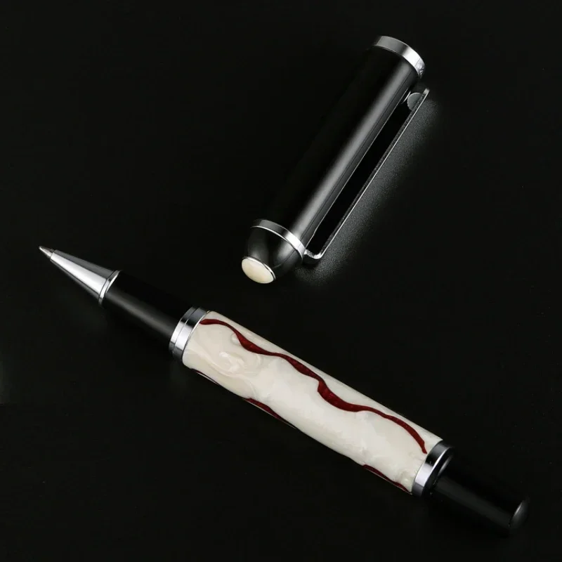 NewDuke Ink Pens Fathers Day Gifts School Supplies Luxury Ballpoint Pens Plums Piston Filling View Window Fountain Pen Luxury