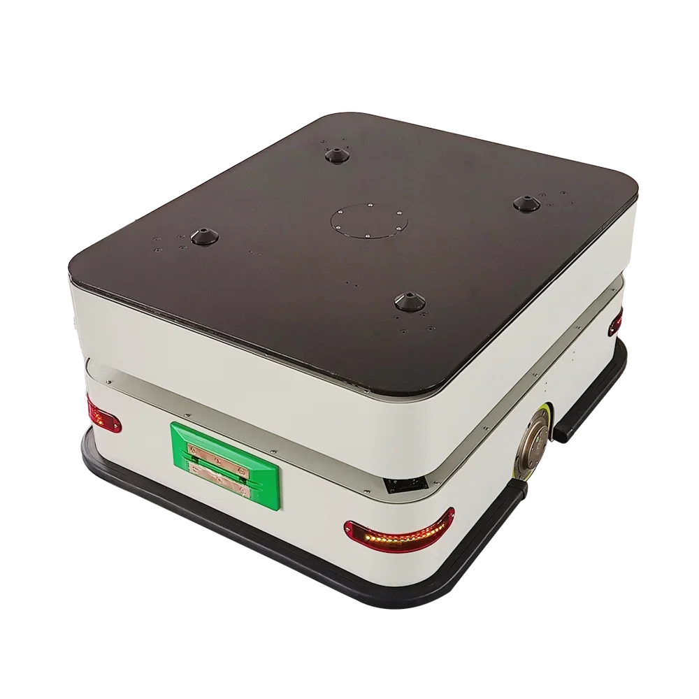 TZBOT 1000KG Load Laser Navigation Smart Wireless Agv Platform Amr With Lifting Device For Industry Warehouse Transportation