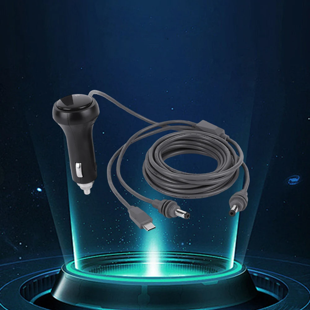 

Кабель 3-в-1 для Starlink Mini: Type-C/DC/автомобильное зарядное устройство, кабель питания DC, адаптер для прикуривателя для аксессуаров Starlink Mini